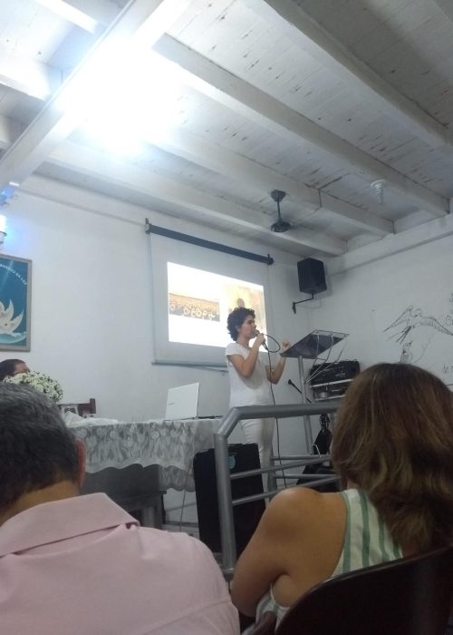 palestra no centro espírita mansão da luz